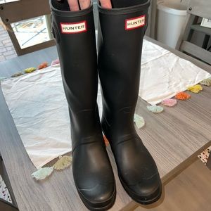 Womens hunter rain boots size 10